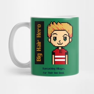 Big Hair Video Game Hero Mug